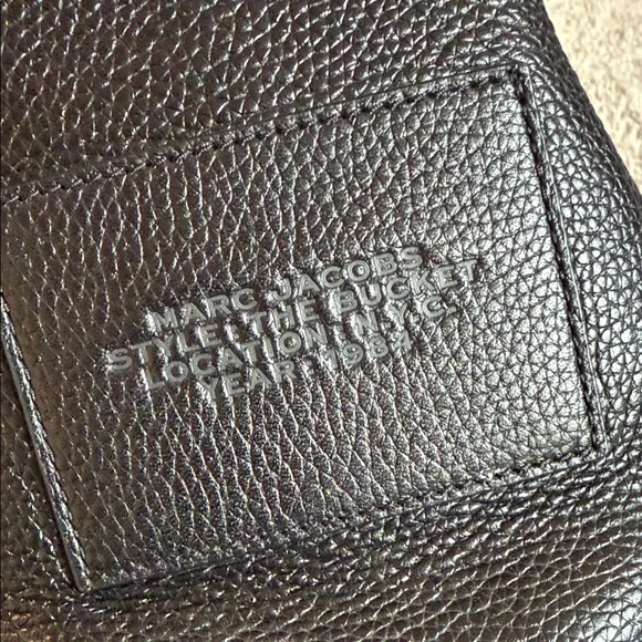 Marc Jacobs Black Bucket Bag with Gold Accents - Picture 5 of 11